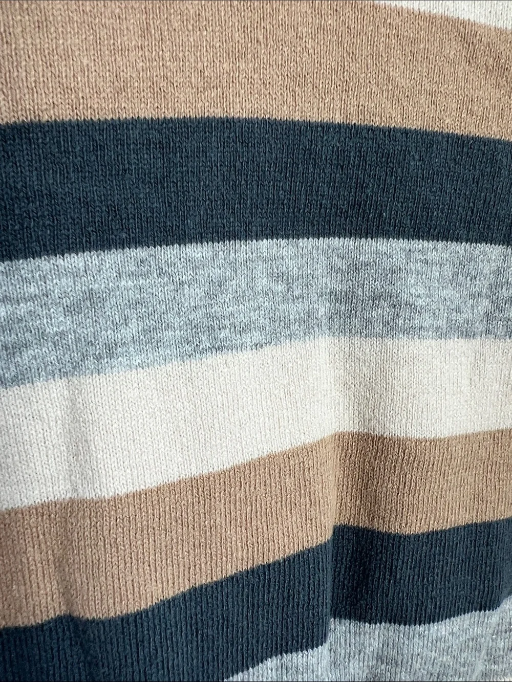 The Children's Place | Baby Striped Knit Sweater Beige, Navy & Gray Size 6-9 M